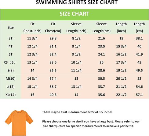 qilefoty قميص السباحة للأولاد Rash Guard UPF 50+ قميص ركوب الأمواج والرياضة للأعمار من 3 إلى 14 عامًا in Kuwait