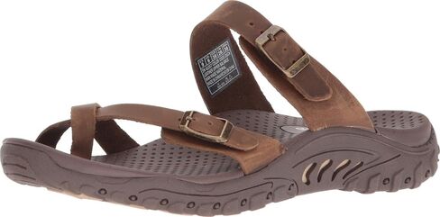 صندل نسائي من Skechers Reggae-Caribean-Double Buckle Toe Thong Slide in Saudi Arabia