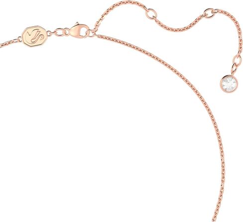 Una Necklace, Earrings, and Bracelet Jewelry Collection, Rose Gold Tone Finish, Clear Crystals in Kuwait