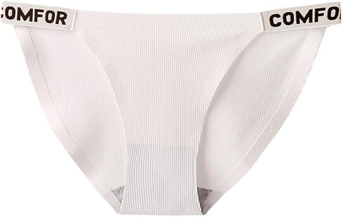 ملابس داخلية قطنية من YIZRFU للنساء سراويل داخلية بيكيني منخفضة الارتفاع مكونة من 3 قطع in Kuwait