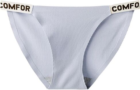 ملابس داخلية قطنية من YIZRFU للنساء سراويل داخلية بيكيني منخفضة الارتفاع مكونة من 3 قطع in Kuwait