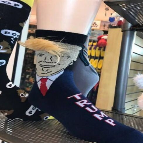 PIGIAOKA 2024 Socks MAGA Socks 5 Pairs American Flag Socks Make America Great Again Funny Socks Unisex USA Stars Stripes Novelty Socks Gift for Men and Women, Colorful, One size in Kuwait
