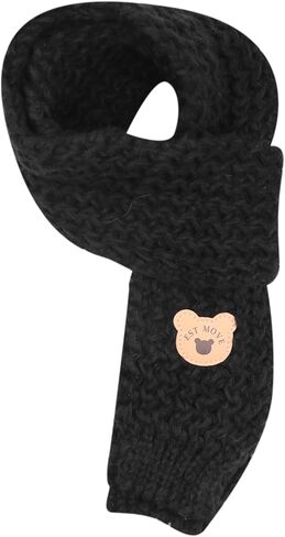 قبعة صغيرة محبوكة للأطفال، قبعة شتوية دافئة مع وشاح منسوج in Kuwait