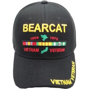 First Military Choice Bearcat Vietnam Veteran Black Baseball Cap New in Saudi Arabia