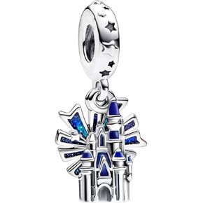 Annmors 925 Sterling Silver Charms fit Bracelets Necklaces Animal Monster Rosegold Earth People Food Mom Beads with 5A Cubic Zirconia Christmas Valentine Mother's Day Gift Charms for Women Girls