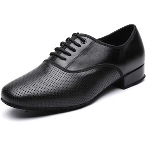 Men's Black Ballroom Latin Performance Shoes Waltz Modern Dancing Practice Shoe in Kuwait
