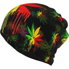 Vintage Jamaica Flag Multifunction Beanie Hat Soft Stretch Skull Cap Head Wrap Jamaican Fashion Scarf for Men Women