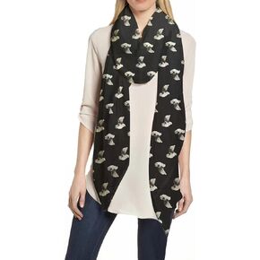 Lina & Lily Shetland Sheepdog Sheltie Dog Print Women's Scarf Shawl Wrap Lightweight