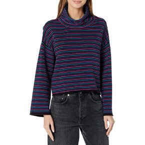 DKNY Women's Turtleneck All-Day Comfort Cropped Sportswear Sweater in Saudi Arabia