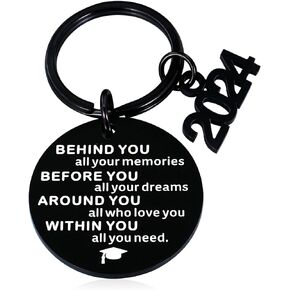 Class of 2022 Graduation Gifts for Him Her Inspirational Keychains College High School Graduation Gifts for Men Women Student