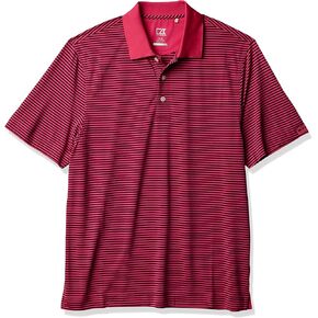 Cutter & Buck Men's Moisture Wicking, 15+ UPF Trevor Stripe Polo Shirt in Kuwait