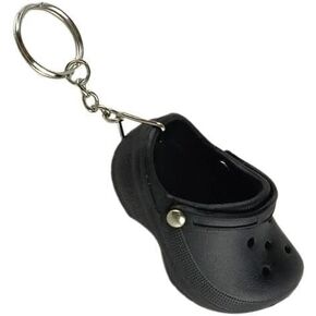tenghong2021 Women Cute Mini Shoes Keychain Funny Key Buckle Kids Girls Boys Lovely Clog Shoe Bubble Charms Birthday Gifts