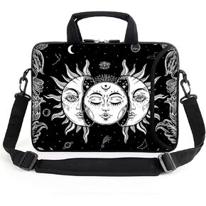 13" laptop bag laptop sleeve chromebook case adjustable shoulder strap with handle accessory pocket for men women (RYD-13-1)