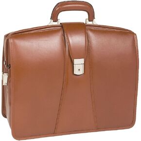 Harrison 15.6" Leather Partners Laptop Briefcase