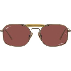 Ray-Ban Rb8062 Titanium Square Sunglasses