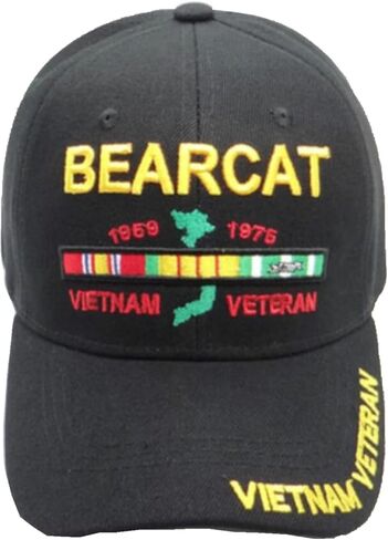 First Military Choice Bearcat Vietnam Veteran Black Baseball Cap New in Saudi Arabia