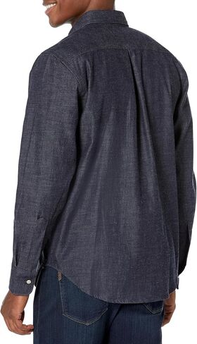 Naked & Famous Denim Men's Easy Shirt-Slub NEP Rinsed Denim in Kuwait