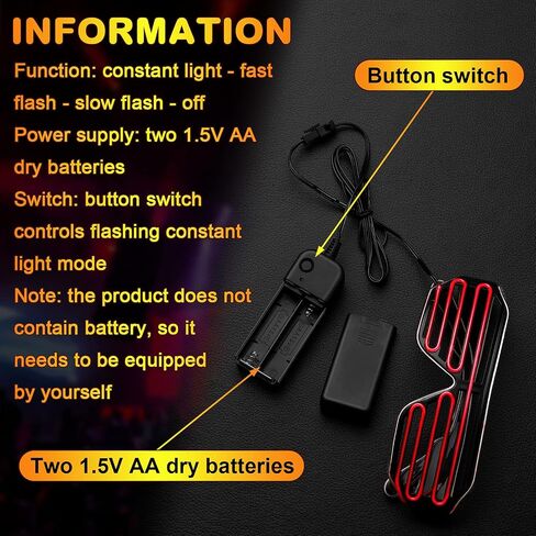 نظارات تودو المضيئة المكونة من 3 قطع من نظارات النيون المتوهجة للحفلات من أجل الثمانينيات in Saudi Arabia
