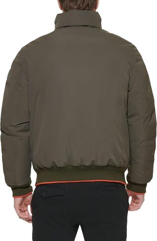 Tommy Hilfiger Men's Flex Stretch Performance Bomber, Olive, Large in Saudi Arabia