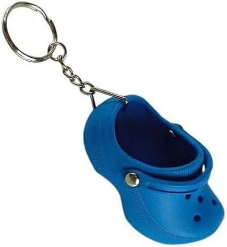 tenghong2021 Women Cute Mini Shoes Keychain Funny Key Buckle Kids Girls Boys Lovely Clog Shoe Bubble Charms Birthday Gifts in Kuwait