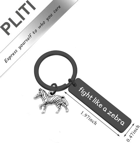 سلسلة مفاتيح PLITI لمقاتلة السرطان تحارب مثل حلقة مفاتيح الحمار الوحشي هدية الناجين من سرطان الثدي مع سحر الأمل in Saudi Arabia