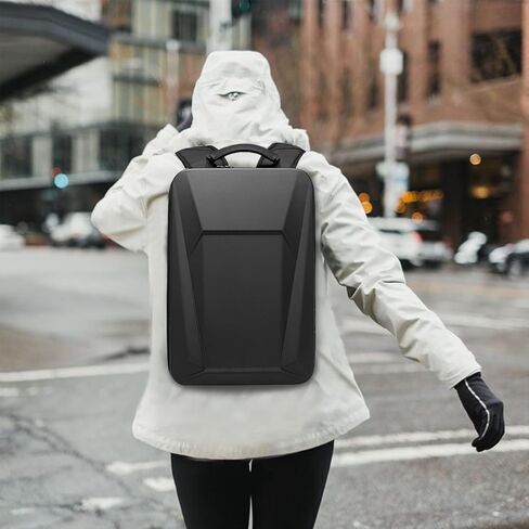 جوكو سيلي حقيبة ظهر صلبة للاب توب للسفر، حقيبة ظهر للالعاب مضادة للسرقة مع منفذ شحن USB، حقيبة ظهر رفيعة للكمبيوتر للعمل مع قفل للرجال in Kuwait