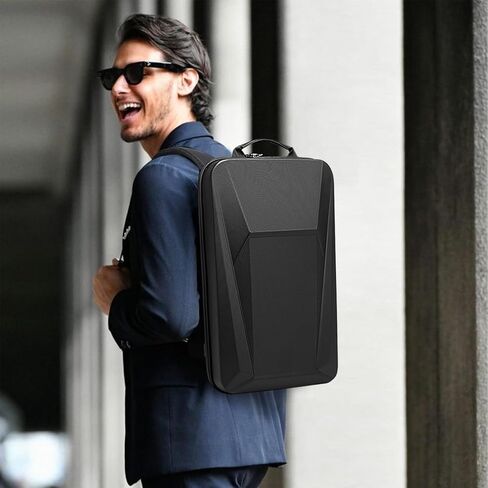 جوكو سيلي حقيبة ظهر صلبة للاب توب للسفر، حقيبة ظهر للالعاب مضادة للسرقة مع منفذ شحن USB، حقيبة ظهر رفيعة للكمبيوتر للعمل مع قفل للرجال in Kuwait