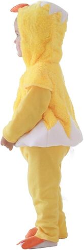 زي الدجاجة للأطفال، زي حيوانات عيد الهالوين، مجموعة كتكوت قطيفة للأطفال للجنسين باللون الأصفر in Kuwait