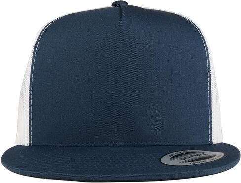 متجر الملابس العصرية Flexfit Brand 5 Panel 2 Tone Flatbill Mesh Classic Snapback Cap in Saudi Arabia