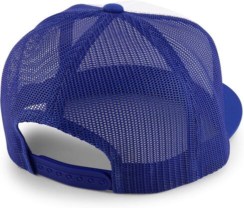 متجر الملابس العصرية Flexfit Brand 5 Panel 2 Tone Flatbill Mesh Classic Snapback Cap in Saudi Arabia