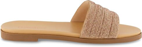 صندل نسائي من CUSHIONAIRE Millie مصنوع من حجر الراين in Saudi Arabia