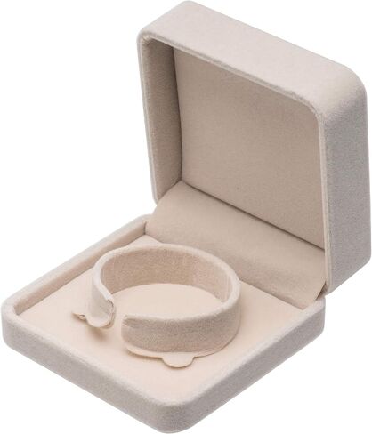 Velvet Bracelet Gift Boxes Bangle Display Jewelry Box Storage Case Organizer Holder (Red) in Saudi Arabia