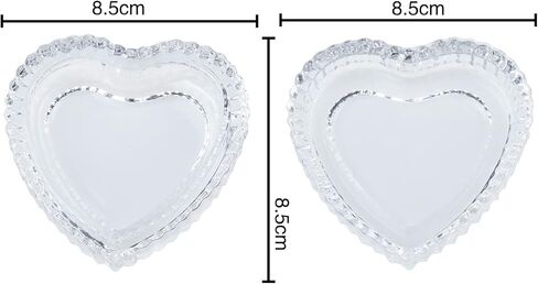 فاردتري صينية مجوهرات شفافة مغطاة على شكل قلب من الكريستال للبنات، صندوق تخزين مجوهرات للنساء in Kuwait