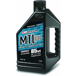 Maxima Racing Oils 40901-4PK MTL-E 85w Motorcycle Transmission/Clutch Fluid 1L Bottle, 4-Pack