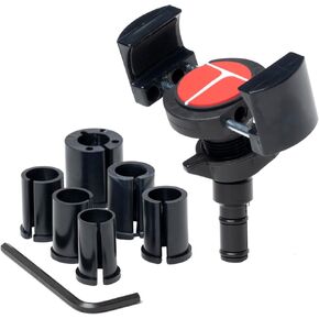 Universal Motorcycle Fork Stem Mount Kit - Techgripper™ – Universal Phone Mount and GPS Gripper, Fits iPhone SE 2nd gen,11,11 pro,XR,XS,X,8 Plus,7 Plus. Holds Devices up to 4.3" Wide.