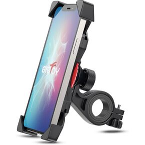 Bike Phone Holder Motorcycle Handlebar Phone Holder Scooter Phone Mount with 360° Rotation for 3.5-6.5 inch