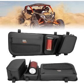 KEMIMOTO X3 Door Bags, Updated TPU IPX6 Water-repellent X3 Storage Bags Compatible With Can Am Maverick X3 And X3 Max 2017-2024 X RS DS MR RC Turbor RR All Models, Pack of 2