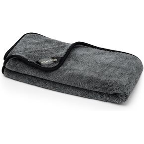 Wish United Twist Pile Extreme Absorbency Car Drying Detailing Soft Microfiber Towel 1000gsm (2-Pack, 33.4" x 29.5")