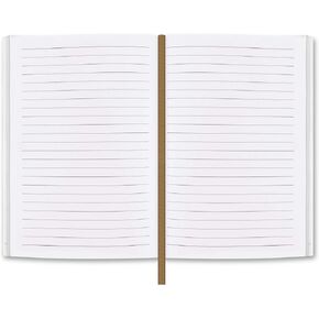 moonster Blank Journal Notebook Paper - A5 Journal Refill - for Refillable Leather Journal - Premium Milled Inserts Blank Sketch Book, Unlined Notepad 8.25 x 5.8 Inch, with 320 Pages 70gsm & Bookmark