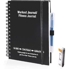 Fitness Journal and Workout Planner for Women & Men - Workout Log Book for Track Progress, Weight Loss - Home Gym Essentials for Training Monitoring