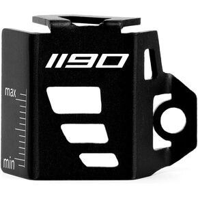 Modeer Compatible with KTM 1090 Adventure R 2016-2021 Motorcycle Rear Brake Fluid Reservoir Guard Cover Protection 1190r adventure Accessories (black)
