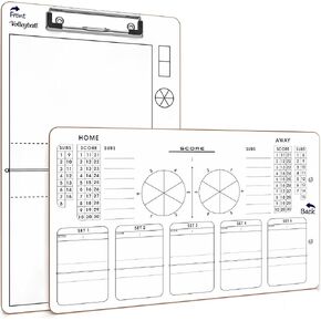 Scribbledo Volleyball Dry Erase Board for Coaches 15x9 Inch Volleyball Rotation Wheel Whiteboard Coaching Supplies Equipment Volleyball Accessories The Perfect Coach Gift