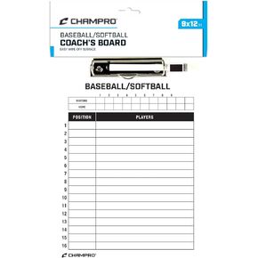 Champro Baseball/Softball Board (White, 12 x 9-Inch)