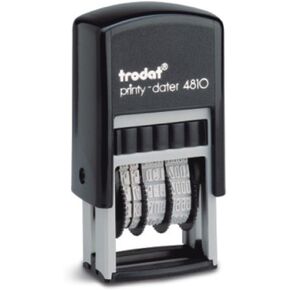 Small Date Stamp, Military Date Format (12 NOV 2015), Black Ink