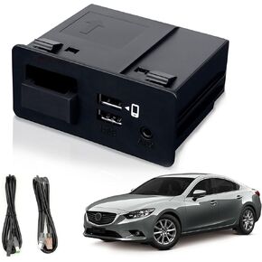 AutoABC Carplay/Android Auto Converter for Mazda 2/3/6/CX3/CX5/CX9/MX5/FIAT 124 2014-2021 TK78-66-9U0C OEM Hub مجموعة التحديثية تناسب نظام MZD Connect 00008FZ34 in Kuwait