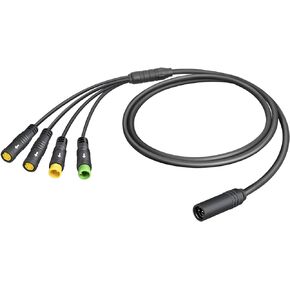 1T4 Cable Wiring Harness for Bafang BBS01 BBS02 BBSHD Mid Drive Motor Display Brake Thumb Throttle Waterproof Connector 51in
