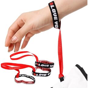 XMJY Upgraded Glove Leash, Narrow Wrist Leash for Gloves, Comforty Glove Tether for Adult, Winter Ski Glove Leash Wrist Strap