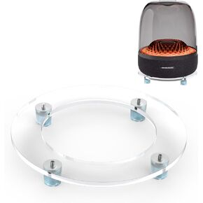SUNMON Harman Kardon Aura Studio 4 Desktop Speaker Stand - Acrylic Glass Table Desk Stand Shockproof, Sound Amplification Compatible with Harman Kardon Aura Studio 3, Speaker Harman Kardon