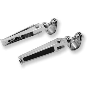 HTTMT MT215-056- Compatible with 1 inch- 1.25 Inches 1 1/4 Inches Engine Guard U-Clamp Footpegs Compatible with Harley Bad Boy Fxstsb Heritage Softail FLST Black