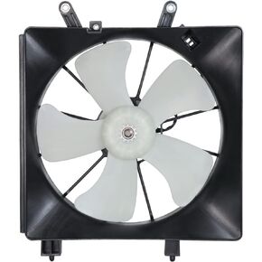 TYC 600380 Cooling Fan Assembly Compatible with 2001-2005 Honda Civic, Black